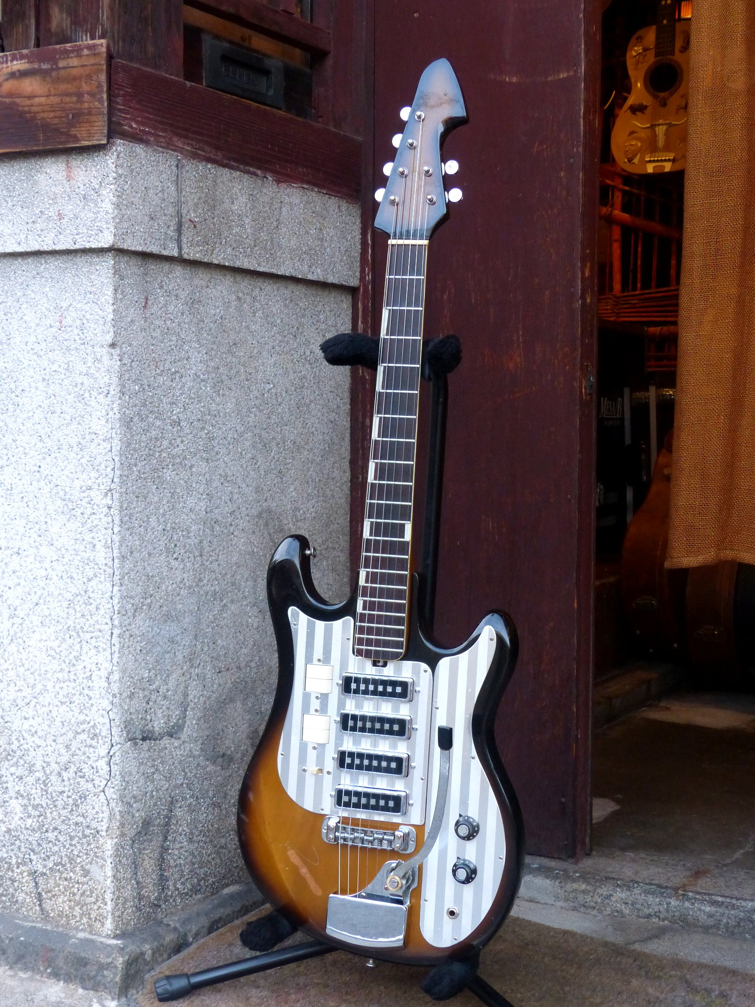 【貴重完動ヴィンテージ！】1965年(?) Teisco/テスコ WG-4Lお手数お掛けして申し訳無いです